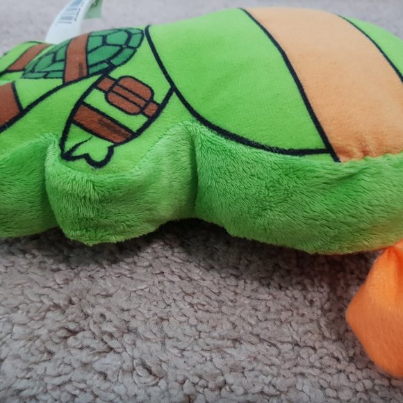 Viacom Teenage Mutant Nina Turtles TMNT Plush Toy Michelangelo Figure 8" - Picture 7 of 7